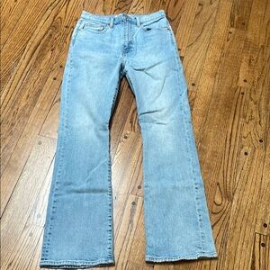 Aritzia Denim Forum sz 28 The Bailey High Rise Boot - 98% organic cotton jeans